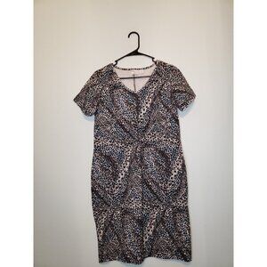 Women With Control Renee Greenstein Womens S T-Shirt Dress Short Sleeve Abstract